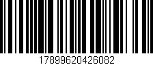 Código de barras (EAN, GTIN, SKU, ISBN): '17899620426082'