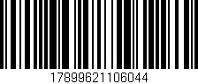 Código de barras (EAN, GTIN, SKU, ISBN): '17899621106044'