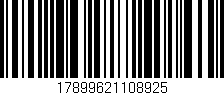 Código de barras (EAN, GTIN, SKU, ISBN): '17899621108925'