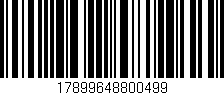 Código de barras (EAN, GTIN, SKU, ISBN): '17899648800499'