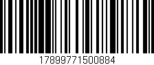 Código de barras (EAN, GTIN, SKU, ISBN): '17899771500884'