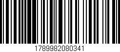 Código de barras (EAN, GTIN, SKU, ISBN): '1789982080341'