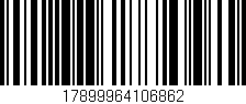 Código de barras (EAN, GTIN, SKU, ISBN): '17899964106862'