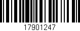 Código de barras (EAN, GTIN, SKU, ISBN): '17901247'