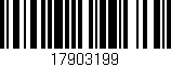 Código de barras (EAN, GTIN, SKU, ISBN): '17903199'