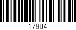 Código de barras (EAN, GTIN, SKU, ISBN): '17904'