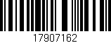 Código de barras (EAN, GTIN, SKU, ISBN): '17907162'