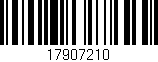 Código de barras (EAN, GTIN, SKU, ISBN): '17907210'