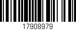 Código de barras (EAN, GTIN, SKU, ISBN): '17908979'