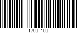 Código de barras (EAN, GTIN, SKU, ISBN): '1790/100'