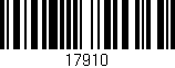 Código de barras (EAN, GTIN, SKU, ISBN): '17910'