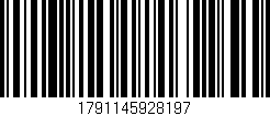 Código de barras (EAN, GTIN, SKU, ISBN): '1791145928197'