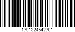 Código de barras (EAN, GTIN, SKU, ISBN): '1791324542701'