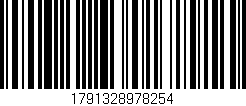 Código de barras (EAN, GTIN, SKU, ISBN): '1791328978254'