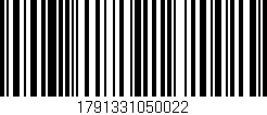 Código de barras (EAN, GTIN, SKU, ISBN): '1791331050022'