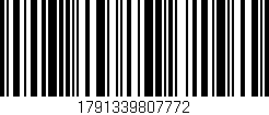 Código de barras (EAN, GTIN, SKU, ISBN): '1791339807772'