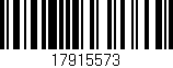 Código de barras (EAN, GTIN, SKU, ISBN): '17915573'