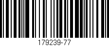 Código de barras (EAN, GTIN, SKU, ISBN): '179239-77'