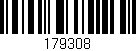 Código de barras (EAN, GTIN, SKU, ISBN): '179308'