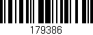Código de barras (EAN, GTIN, SKU, ISBN): '179386'