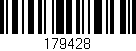 Código de barras (EAN, GTIN, SKU, ISBN): '179428'
