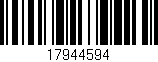 Código de barras (EAN, GTIN, SKU, ISBN): '17944594'