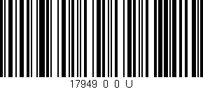 Código de barras (EAN, GTIN, SKU, ISBN): '17949_0_0_U'