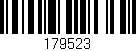 Código de barras (EAN, GTIN, SKU, ISBN): '179523'