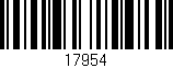 Código de barras (EAN, GTIN, SKU, ISBN): '17954'
