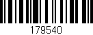 Código de barras (EAN, GTIN, SKU, ISBN): '179540'