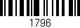Código de barras (EAN, GTIN, SKU, ISBN): '1796'