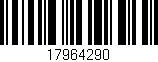 Código de barras (EAN, GTIN, SKU, ISBN): '17964290'