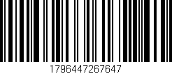 Código de barras (EAN, GTIN, SKU, ISBN): '1796447267647'