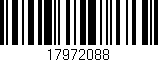 Código de barras (EAN, GTIN, SKU, ISBN): '17972088'