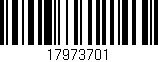 Código de barras (EAN, GTIN, SKU, ISBN): '17973701'