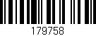 Código de barras (EAN, GTIN, SKU, ISBN): '179758'