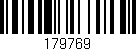 Código de barras (EAN, GTIN, SKU, ISBN): '179769'
