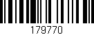 Código de barras (EAN, GTIN, SKU, ISBN): '179770'