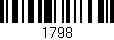 Código de barras (EAN, GTIN, SKU, ISBN): '1798'