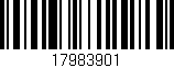 Código de barras (EAN, GTIN, SKU, ISBN): '17983901'