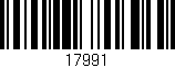 Código de barras (EAN, GTIN, SKU, ISBN): '17991'