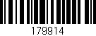 Código de barras (EAN, GTIN, SKU, ISBN): '179914'