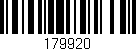 Código de barras (EAN, GTIN, SKU, ISBN): '179920'