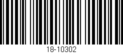 Código de barras (EAN, GTIN, SKU, ISBN): '18-10302'