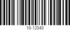 Código de barras (EAN, GTIN, SKU, ISBN): '18-12049'