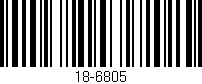 Código de barras (EAN, GTIN, SKU, ISBN): '18-6805'