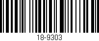Código de barras (EAN, GTIN, SKU, ISBN): '18-9303'