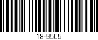 Código de barras (EAN, GTIN, SKU, ISBN): '18-9505'