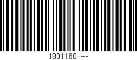 Código de barras (EAN, GTIN, SKU, ISBN): '1801160_---'
