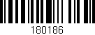 Código de barras (EAN, GTIN, SKU, ISBN): '180186'